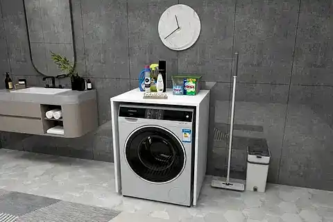 ARİN SOLO ÇAMAŞIR MAKİNESİ DOLABI, MAT BEYAZ, 89X65 CM