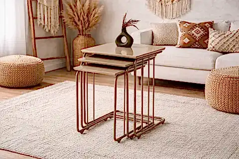 TEKERLEKLİ C ZİGON SEHPA, CAPPİCİNO