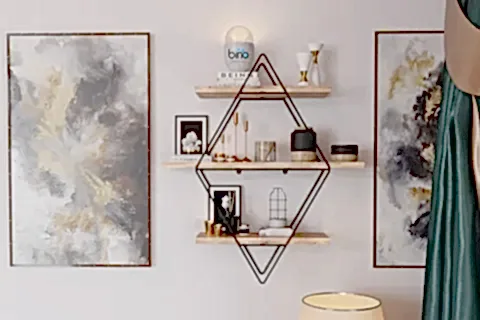 BİNO BÜYÜK BOY PRİZMA MUTFAK BANYO RAFI, SİYAH