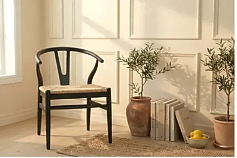 SİMON LAKE MAT KAYIN AĞACI SANDALYE, SİYAH