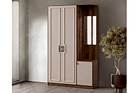 FERSA ASKILIKLI AYNALI PORTMANTO VESTİYER