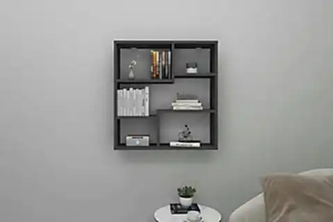 MYRA09 MODERN MUTFAK RAFI, ANTRASİT, 5 BÖLMELİ