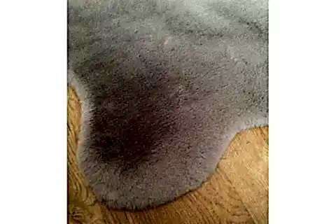 TAPPETO REX TAVŞANI POSTU, GRİ, 75X100