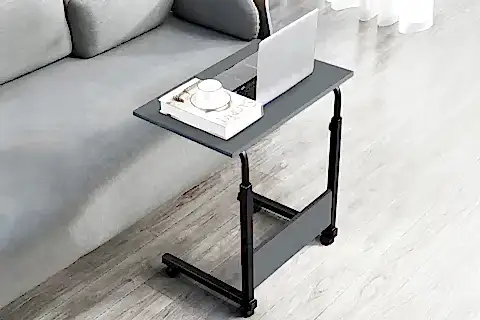 YÜKSEKLİK AYARLI LAPTOP SEHPASI, ANTRASİT, 60X40