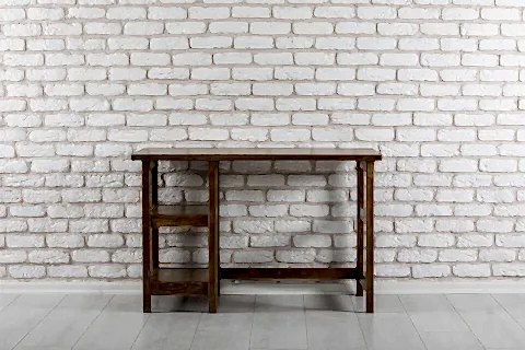 WOODFACE CİTY ÇALIŞMA MASASI, DOĞAL AHŞAP, CEVİZ