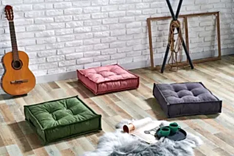 TUBİHOME ÜÇLÜ MİNDER SETİ, PEMBE ANTRASİT YEŞİL