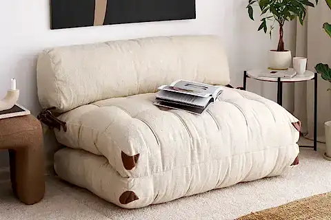 EVODEKO FOLD ÇİFT KİŞİLİK TEDDY MİNDER, KREM