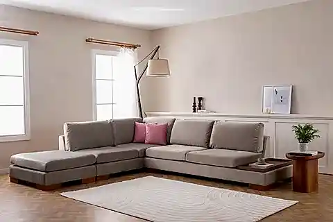 TULİP KÖŞE KOLTUK, AÇIK GRİ