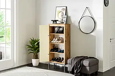 LUMO ÇOK AMAÇLI DOLAP, 2 KAPAKLI 4 RAFLI