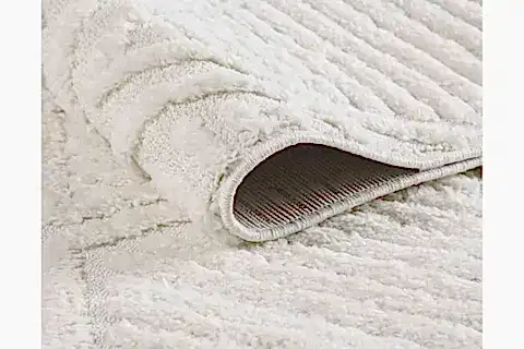 ELİT SAÇAKLI MAKİNE HALISI, BUKLELİ, KREM 60X110