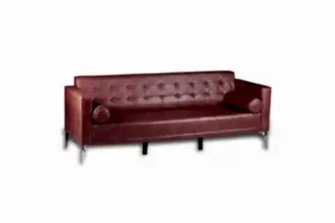 FAVELA ÜÇLÜ DERİ OFİS BEKLEME KOLTUĞU, KAHVE