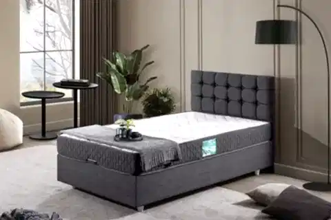 VENEDİK BAZA BAŞLIK SETİ, ANTRASİT, 90X190