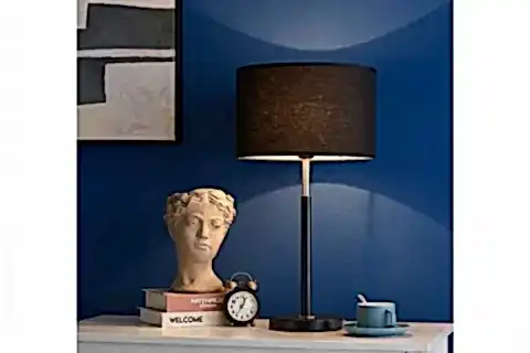 AYBEN ABAJUR AVİZE SETİ, SİYAH KROM