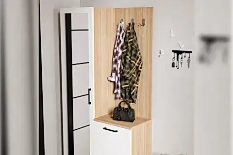 LAVO ASKILIKLI AYNALI PORTMANTO AYAKKABILIK, 2 KAPAKLI, 90 CM