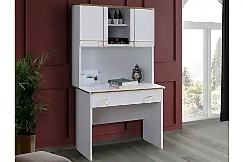 GOLD KİTAPLIK ÜNİTELİ ÇALIŞMA MASASI