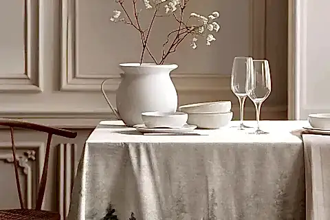 PASTEL ORMAN PAMUK MASA ÖRTÜSÜ, 100X100 CM