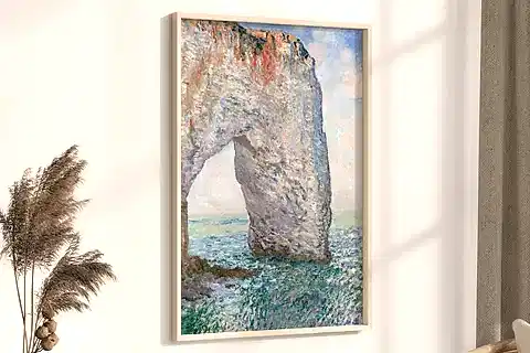 CLAUDE MONET DOĞAL ÇERÇEVELİ TABLO, DOKUZLU