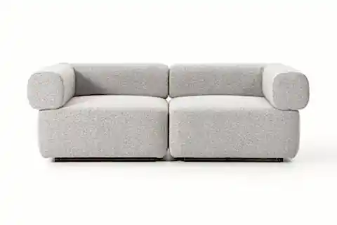 ALBA BUKLE MODÜLER İKİLİ KOLTUK, GRİ