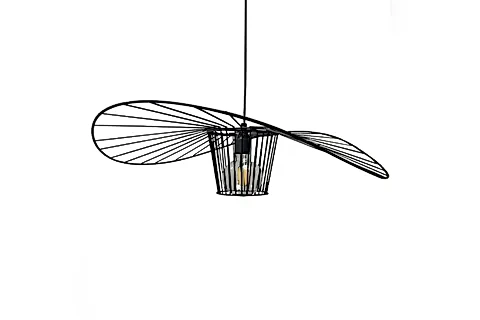 AYŞİN ŞAPKA ENDÜSTRİYEL AVİZE, SİYAH ÇAP 70 CM