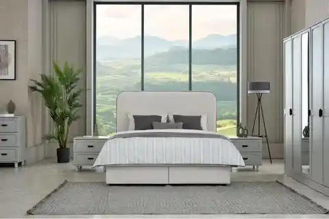 WİLLOW BAZALI KARYOLA VE BAŞLIK, 160X200