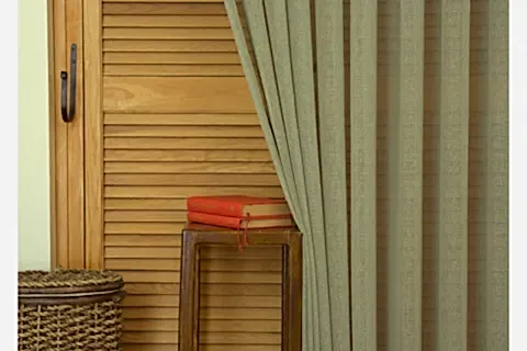FANTEZİ BUKLE SIK PİLE TÜL PERDE, YEŞİL, 350X260