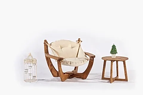 RELAX TEKLİ BAHÇE KOLTUĞU, KREM