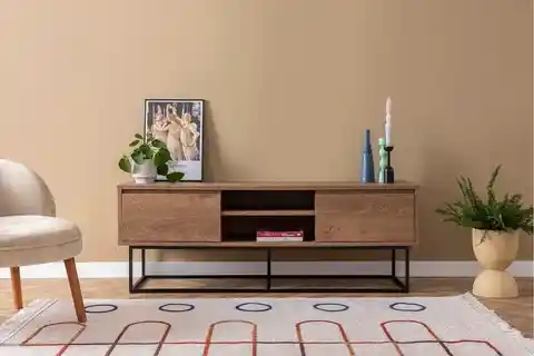 NEW LAXUS TV SEHPASI, CEVİZ, 140 CM