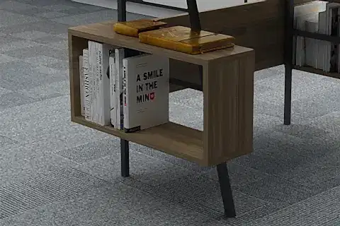 LAGOMOOD IRONY ÇALIŞMA MASASI, ANTRASİT CEVİZ