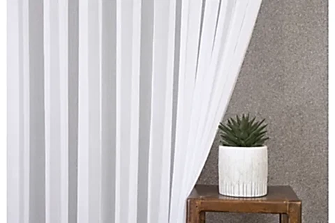 MASSARELLİ ETAMİN TÜL BEYAZ  PİLESİZ 300X260