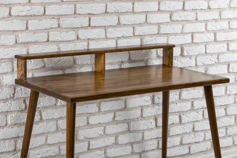 WOODFACE KELLY ÇALIŞMA MASASI, DOĞAL AHŞAP, CEVİZ