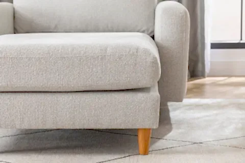 MERLİN DAYBED, İNCE KOL, NATUREL, RECYCLED, AÇIK GRİ