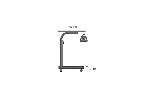 BAMBU YÜKSEKLİK AYARLI LAPTOP SEHPASI, ATLANTİK ÇAM, 70X40