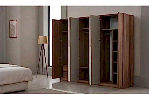 MONARCH GARDIROP, AYNALI, 6 KAPAKLI