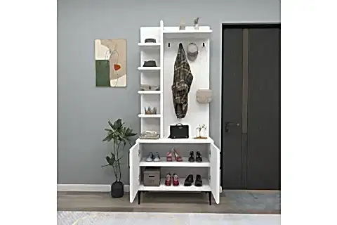 JULENDOR  ASKILI MODERN PORTMANTO,, BEYAZ