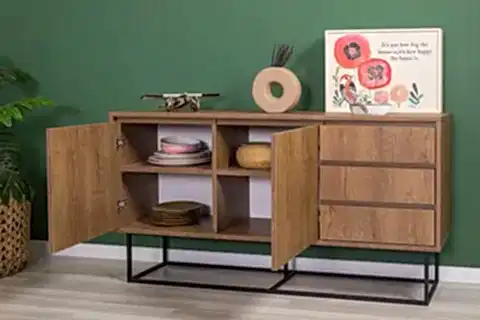 NEW LAXUS KONSOL TAKIMI, CEVİZ, 140 CM