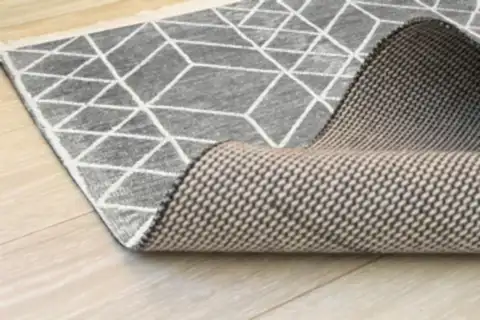 MARKAEV KİLİM 08, ÇİZGİLİ, KOYU GRİ, 80X150