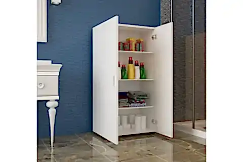 MODİLAYN ÇOK AMAÇLI BANYO DOLABI, 2 KAPILI