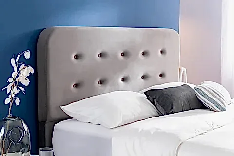 NOTTE BAZA VE BAŞLIK SETİ, ANTRASİT 160X200