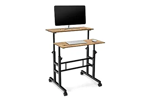 YÜKSEKLİK AYARLI LAPTOP MASASI, ÇAM, 70X60