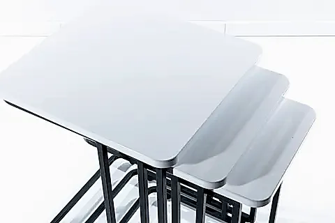 MONO C ZİGON SEHPA, ÜÇLÜ, ANTRASİT,BEYAZ