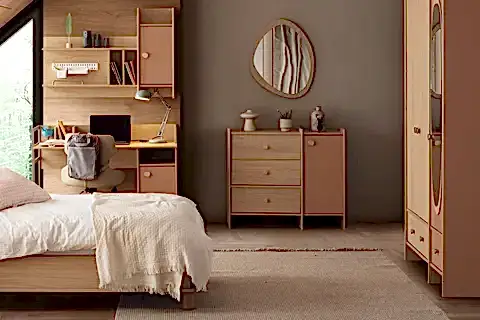 OSAKA ÇOCUK ODASI ŞİFONYERİ, AYNALI