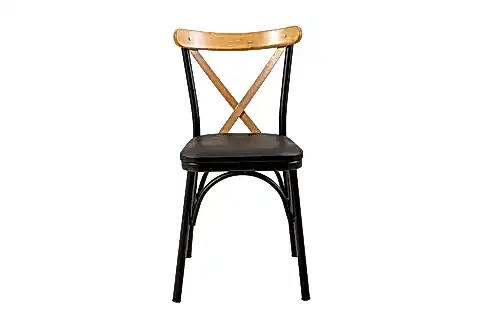 OLİVER BLACK SANDALYE, SİYAH KARİNA