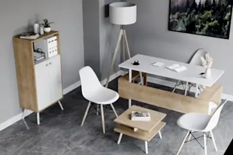 LAGOMOOD İRONY RASHA OFİS TAKIMI, MEŞE BEYAZ