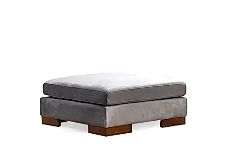 TULİP PUF, KOYU GRİ