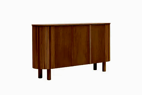 SOLİ BOHEM KAYIN AHŞAP KONSOL, BEJ