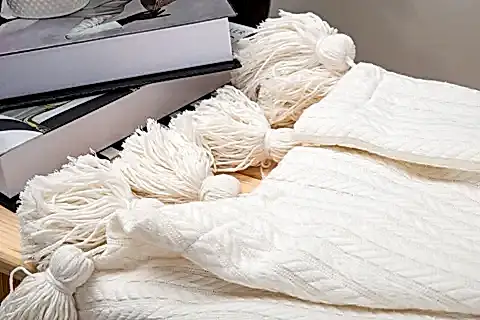 DFN HOME SOFTY KOLTUK ŞALI, BEYAZ, 90X210