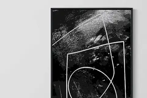 AHŞAP TRAVERTEN KAPLANMIŞ DOKULU, SOYUT GELECEK, 67X123