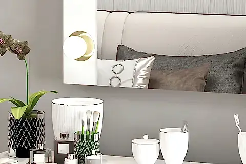 ARMİN IŞIKLI MAKYAJ AYNASI, BEYAZ