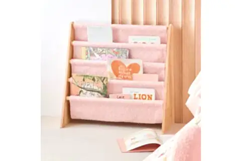 LİNDA COCUK ODASI KİTAPLIK, PEMBE