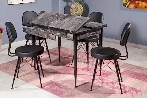 KARTAL MASA TAKIMI, SİYAH 100X65